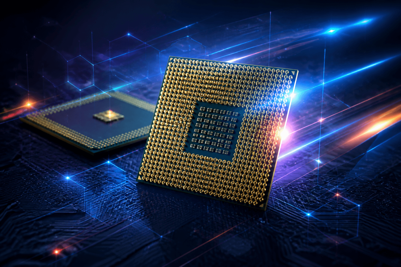 Engineers monitoring semiconductor control systems